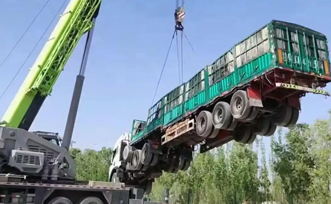 兴海道路脱困救援案例